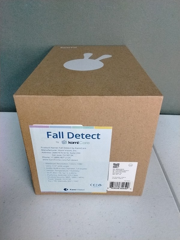 Kami Fall Detect WiFi Camera 1080p Indoor Elderly Monitor Open Box