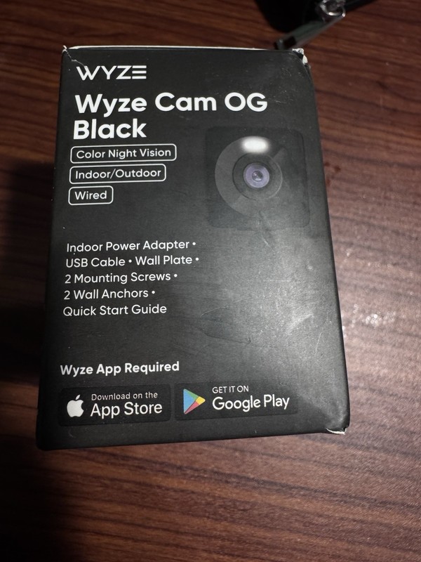 Wyze Cam OG Wired Indoor Outdoor 1080p HD Smart Home Security Camera gallery