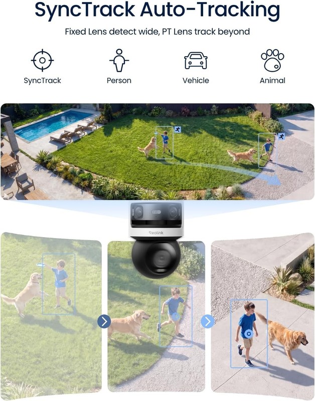24/7 WiFi 6 Security Camera - 10MP Panoramic & 4K Pan-Tilt for Ultimate Coverage gallery