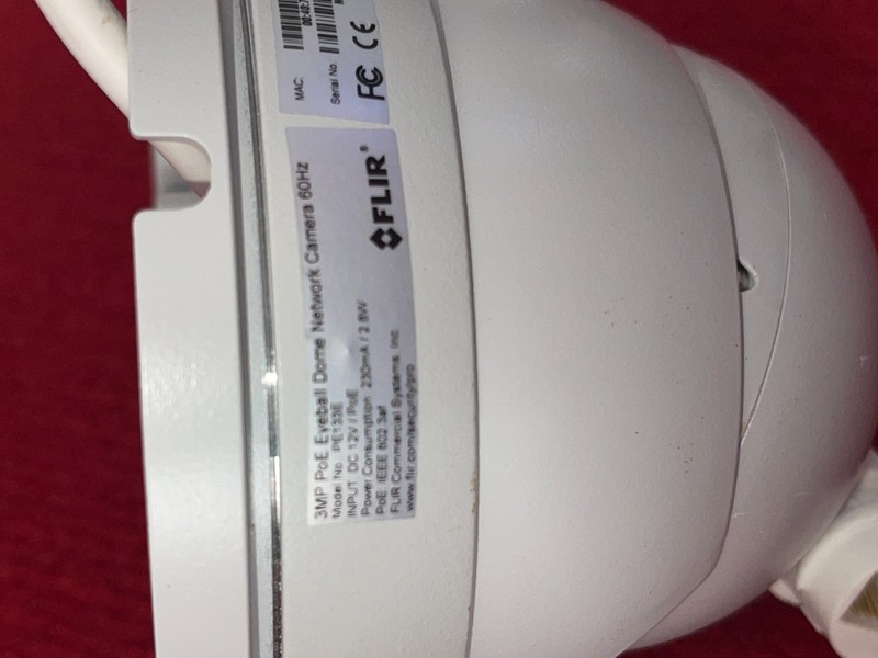 PE133E FLIR 3MP Fixed HD IP Weatherproof Dome Camera gallery