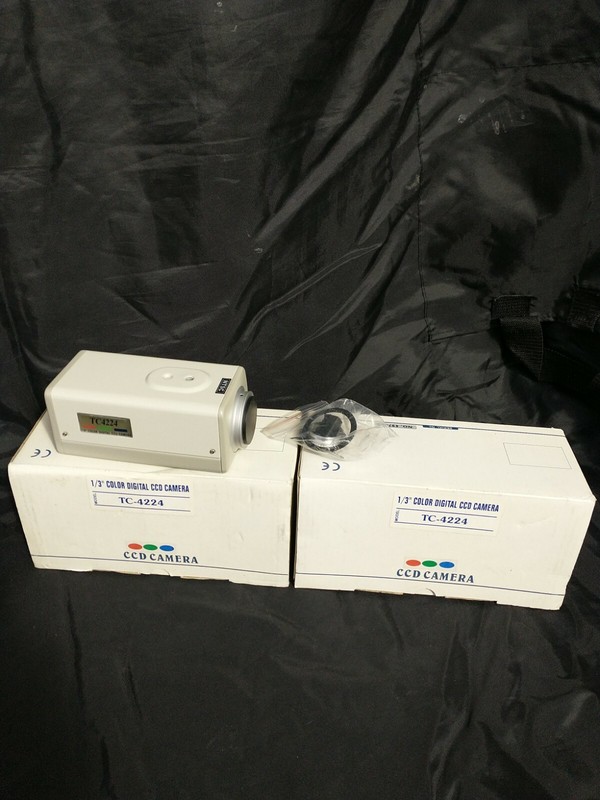 (2) 1/3″ Digital Color CCTV Cameras Model TC-4224
