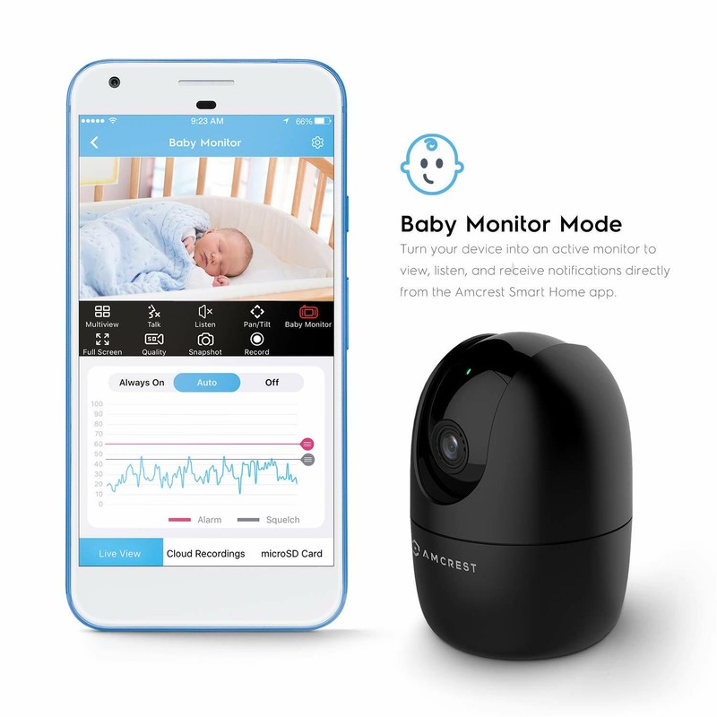Amcrest 1080P Smart Home Wifi Security Camera Wireless Nanny Cam Baby Warranty gallery