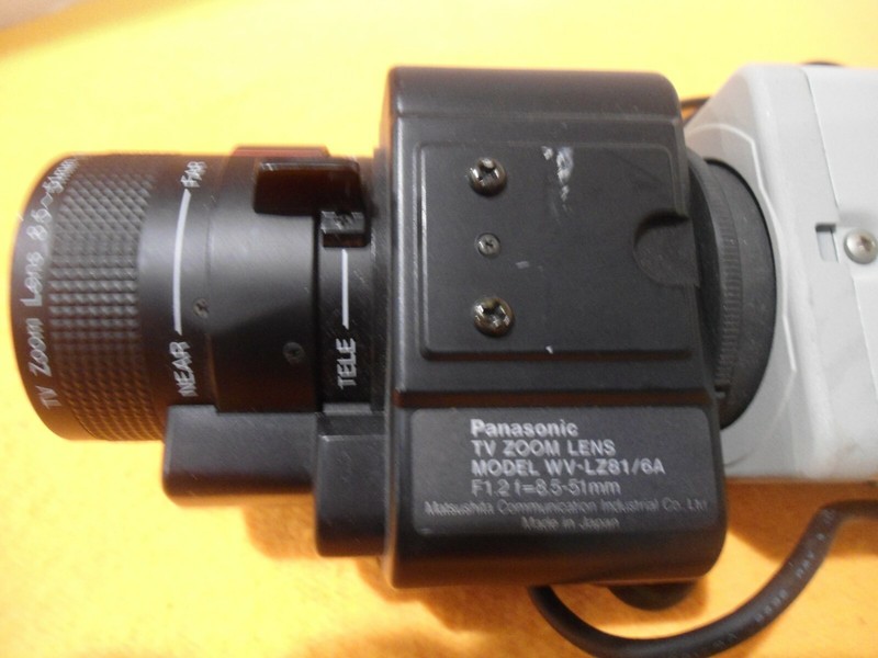 Panasonic WV-CL354 Colour CCTV WITH PANASONIC ZOOM WV-LZ81/6A gallery