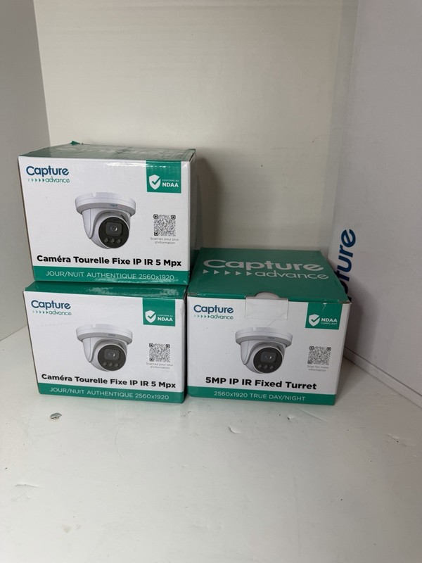 Capture Advance R2-5MPFXTUR 5MP Turret Security Camera System With 2TB NVR gallery