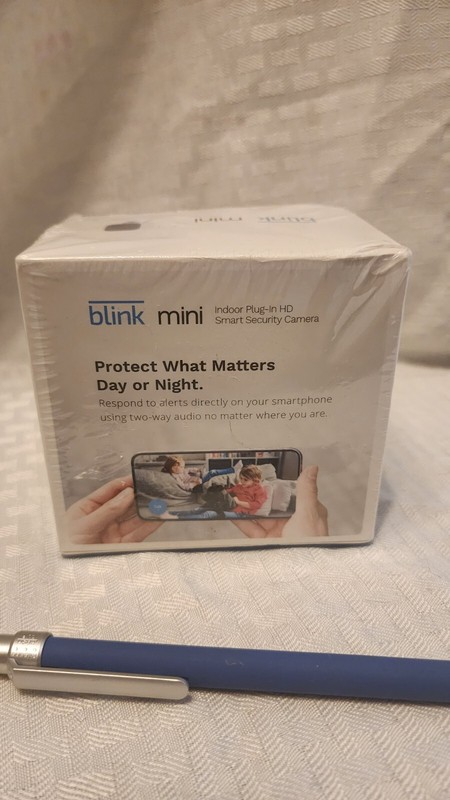 Blink mini Indoor Plug-in HD Smart Security Camera Qty 1 gallery