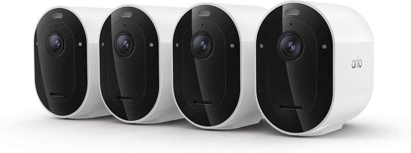 Arlo Pro Security Camera 2K HDR 6th Gen 4 Cam White