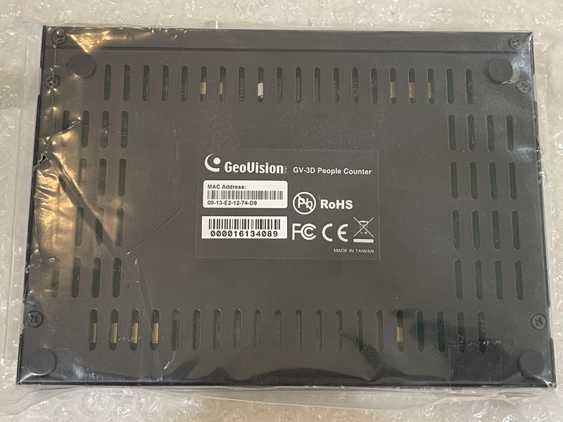 NEW GEOVISION GV-3D PEOPLE COUNTER – 30 Day Warranty – Unit Only