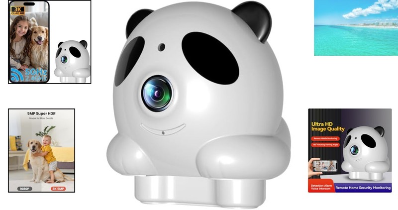 5G & 2.4G WiFi Security Camera with Real-time Alerts, Night Vision & 2-Way Talk gallery