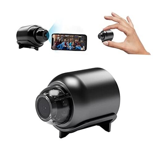 1080P HD Mini WiFi Camera – Night Vision Included, Motion Detection Remote 1PCS