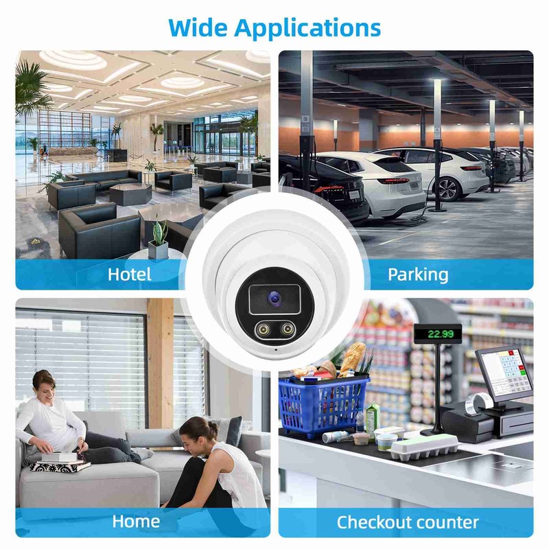 CCTV Camera 2MP High Definition Water Resistant Security Camera For Home School gallery