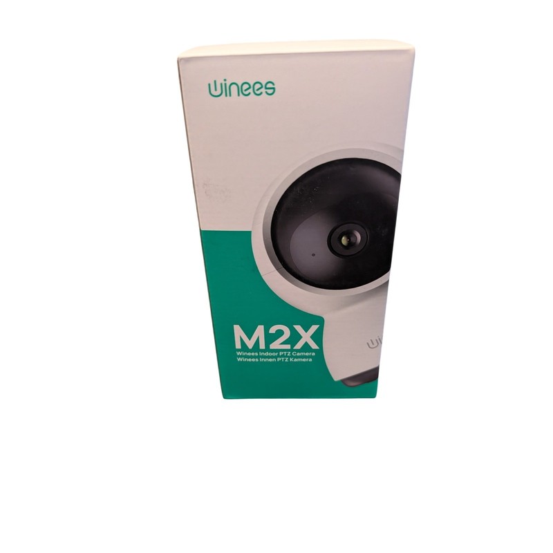Winees M2X Indoor PTZ Security Camera 2K Resolution Night Vision White New