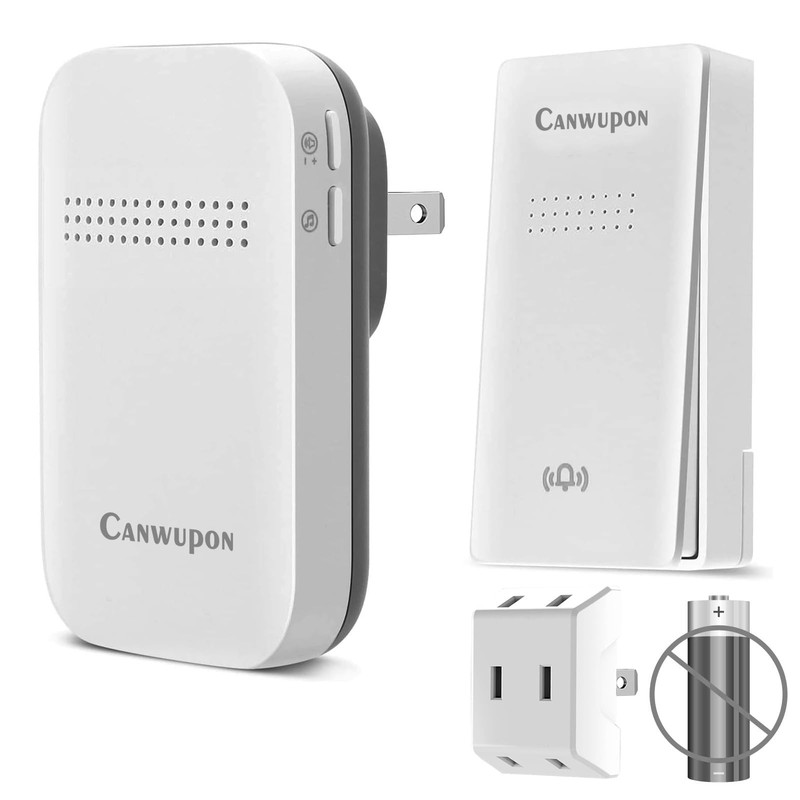 Wireless Doorbell – Self-Powered Door Bells No Battery 1 Buttons & 1 Receiver