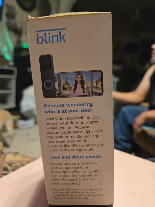 Blink Video Doorbell 1080p HD, Battery or Wired, Two way audio, works with Alexa gallery