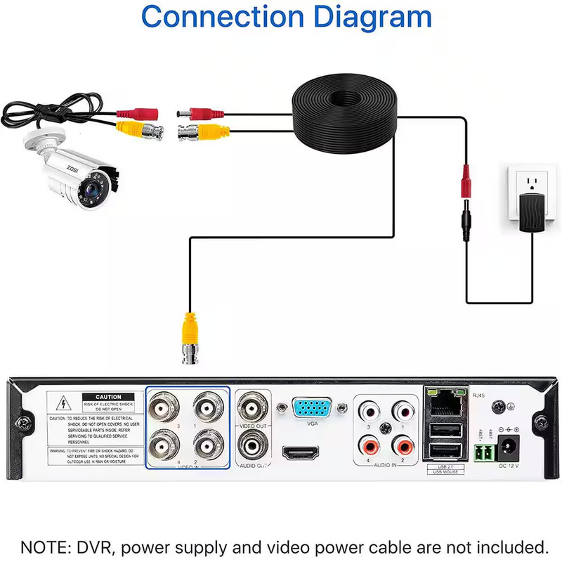 80 Ft. Wired 2MP Outdoor Bullet Security Camera Compatible with 4-In-1 HD-CVI/TV gallery