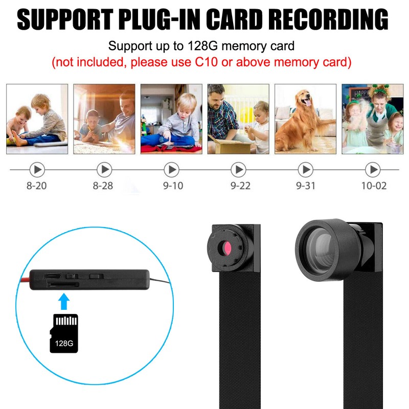 Wireless WiFi Mini Camera DIY Security Recorder 1080P DVR Micro Recorder HD Cam~ gallery