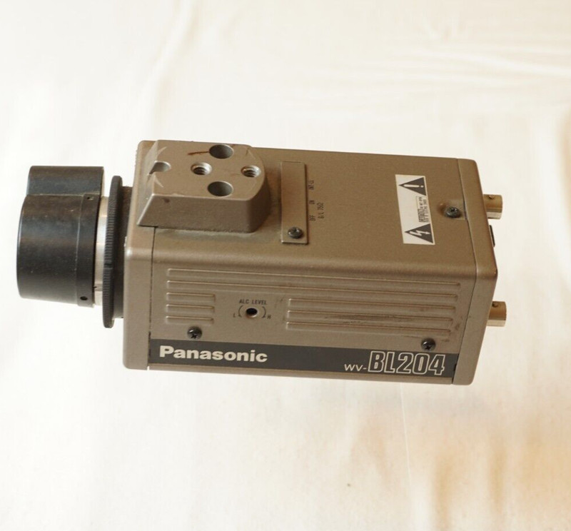 PANASONIC CCTV Camera WV-BL204 TV Lens WV-LA12B2 JAPAN Untested parts only gallery
