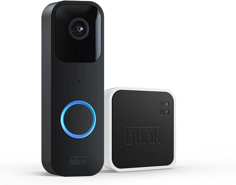 Blink Video Doorbell + Sync Module 2 | Two-year battery life, Two-way audio, HD gallery