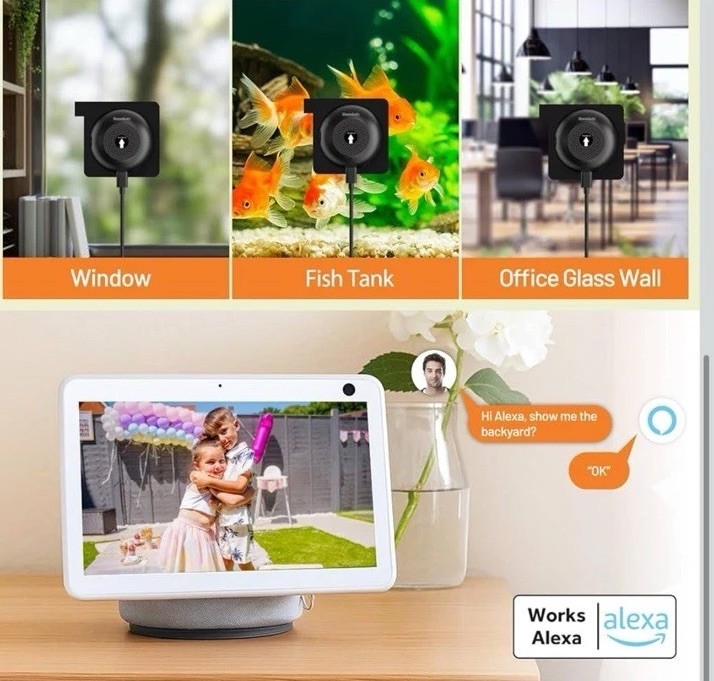 2K 5GHz/2.4GHz WiFi Dome Window Camera gallery