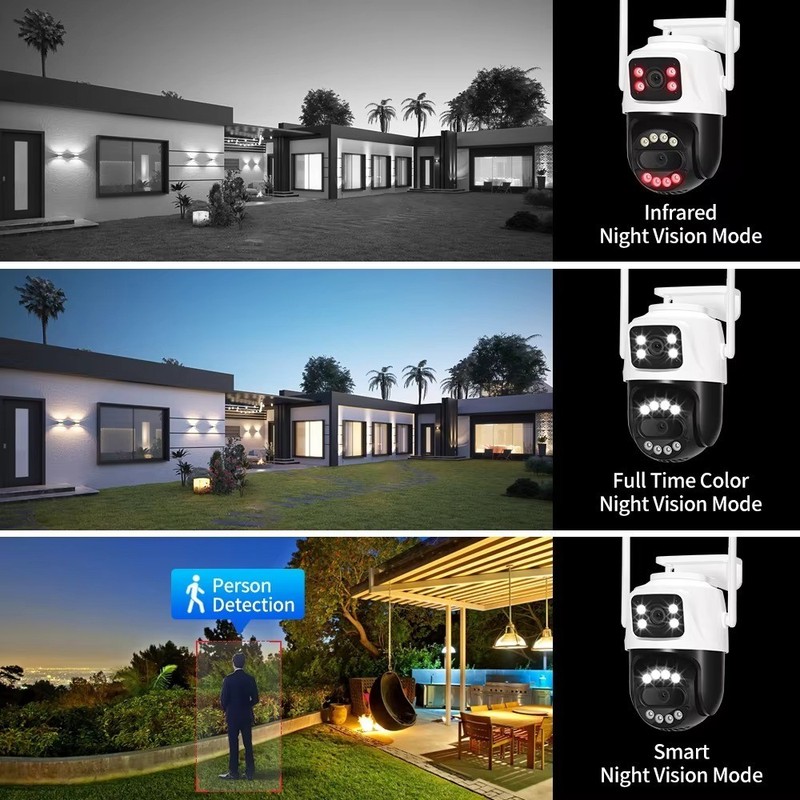 ASECAM 12MP 4K Wifi Camera, Dual Lens, AI Human Detection, Auto Tracking gallery
