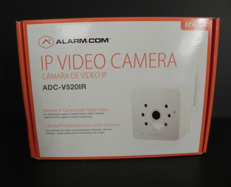 Alarm.com ADC‑V520IR Indoor IP Camera – Night Vision – 720p HD – New