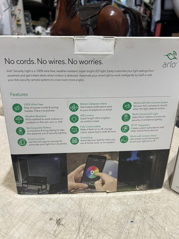 New Arlo ALS1101 Security Light System 1 Wire-Free Smart Light & AL1101-100NAS gallery