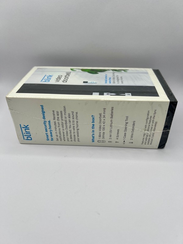 NEW Blink Video Doorbell White HD Smart WiFi Battery or Wired Works w/ Alexa gallery