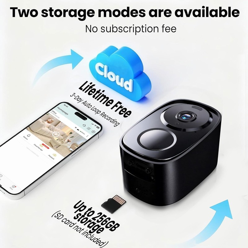 Full-Color Night Vision Security Camera: Wireless, Cloud Storage & Motion Alerts gallery