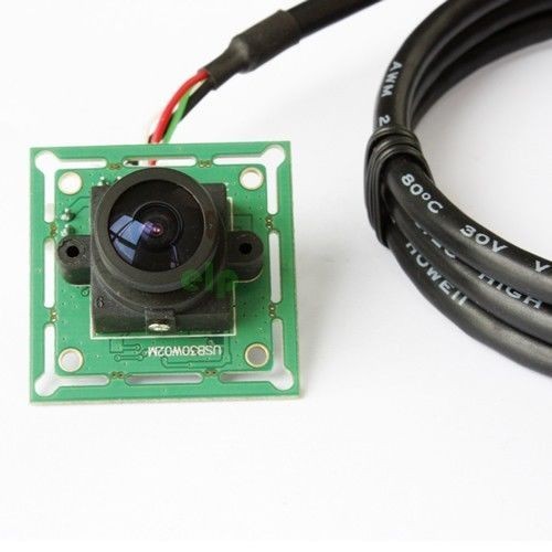 0.3 MP USB 2.0 Camera Module With 170 Degree Wide Angle Lens Webcam YUY2&MJPEG