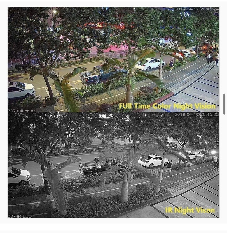 5MP Dome TVI CCTV Security Camera Outdoor led Full Color Night 2.8mm Wide View gallery