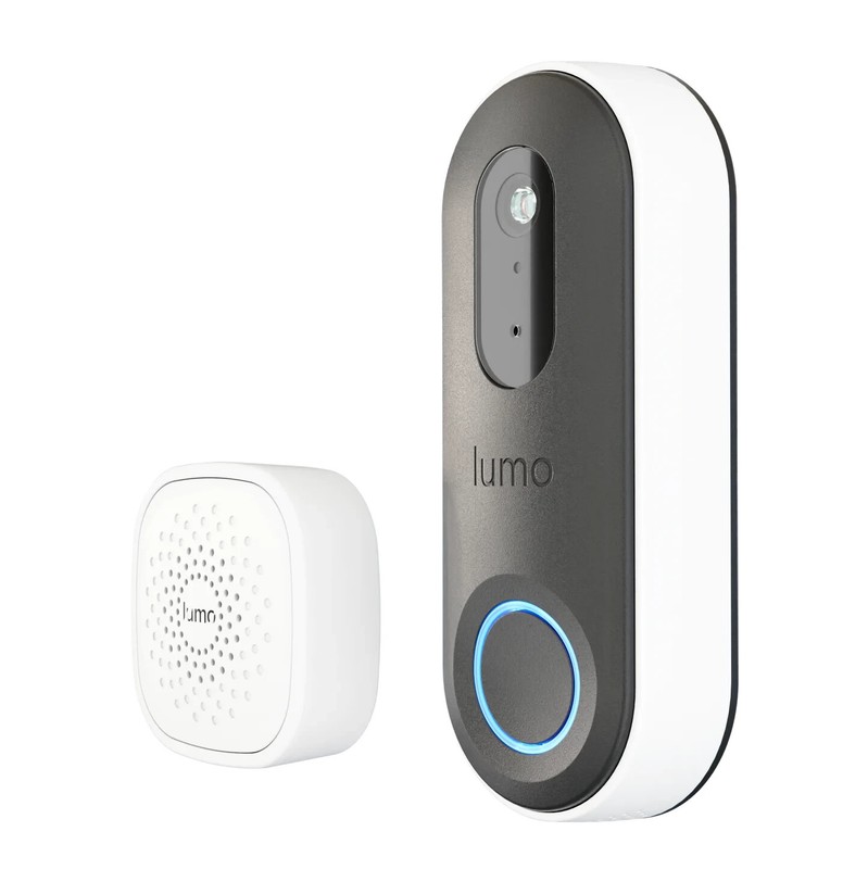 LUMO smart wireless video doorbell WIFI connected front door security outdoors gallery