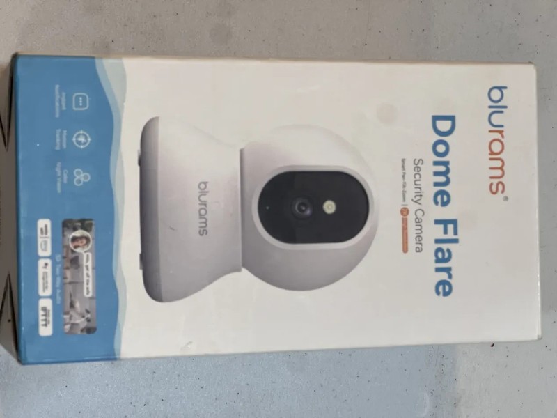 Blurams Dome Flare Security Camera Smart Pan-Tilt-Zoom 2-Way Audio Night Vision