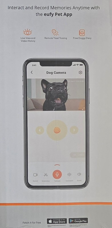 Eufy Pet Camera D605 Dog Camera with Feeder gallery