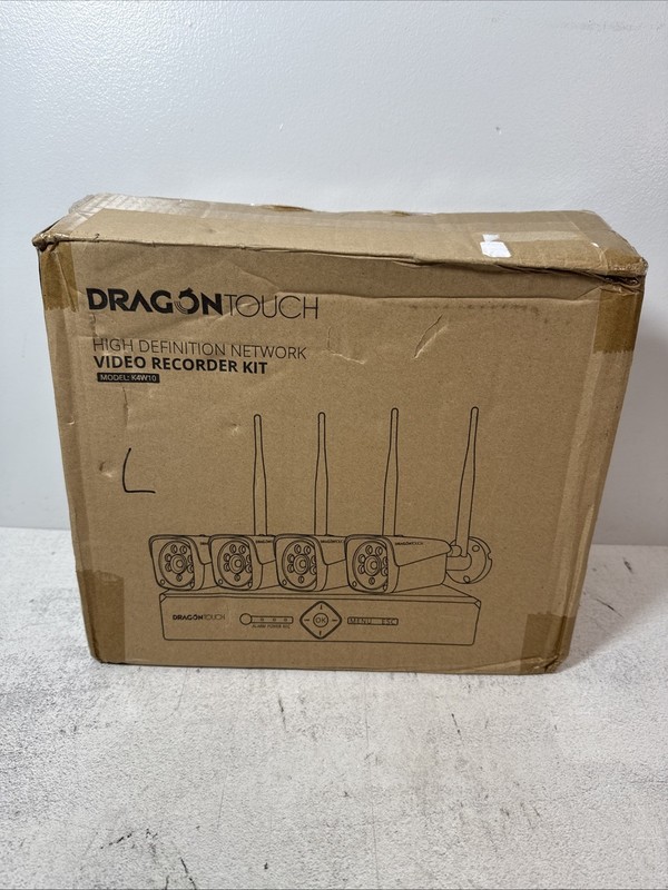 Dragon Touch K4W10 3MP Wireless WiFi Outdoor Security Camera System - 4 Cameras gallery