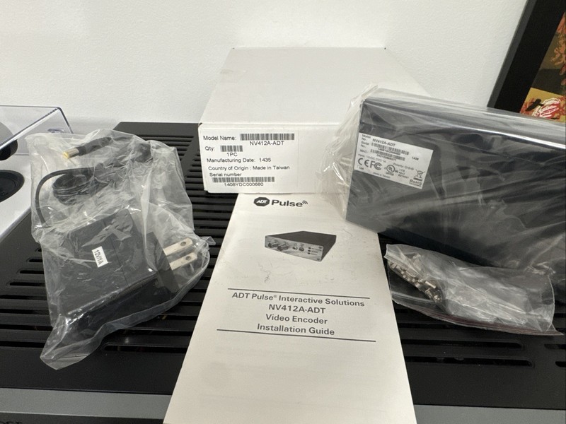 ADT Pulse NV412A-ADT Wired IP Server Analog Video Encoder – NEW IN BOX w/ MANUAL