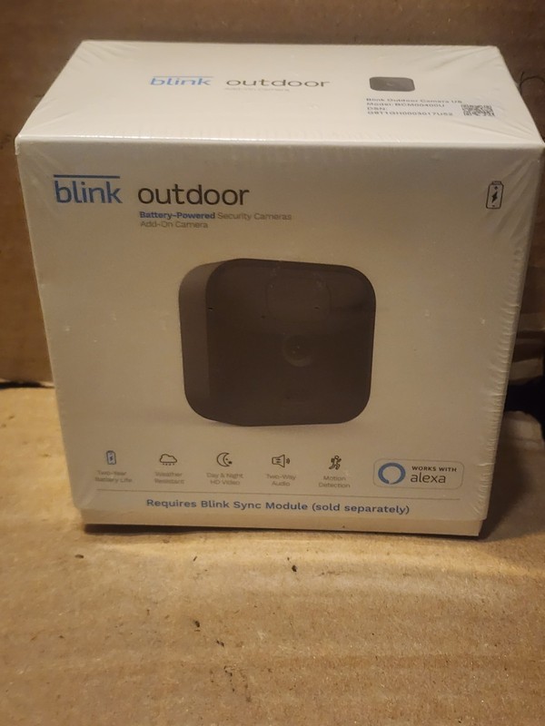 2020 BLINK OUTDOOR SECURITY CAMERA ADD-ON BATTERY-POWERED WORKS WITH ALEXA gallery