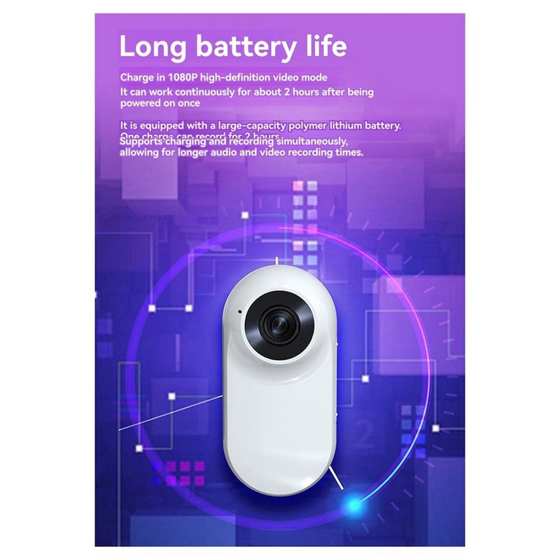Pet Collar Camera USB Rechargeable 1080P LCD Display Pet Sport Camera7293 gallery