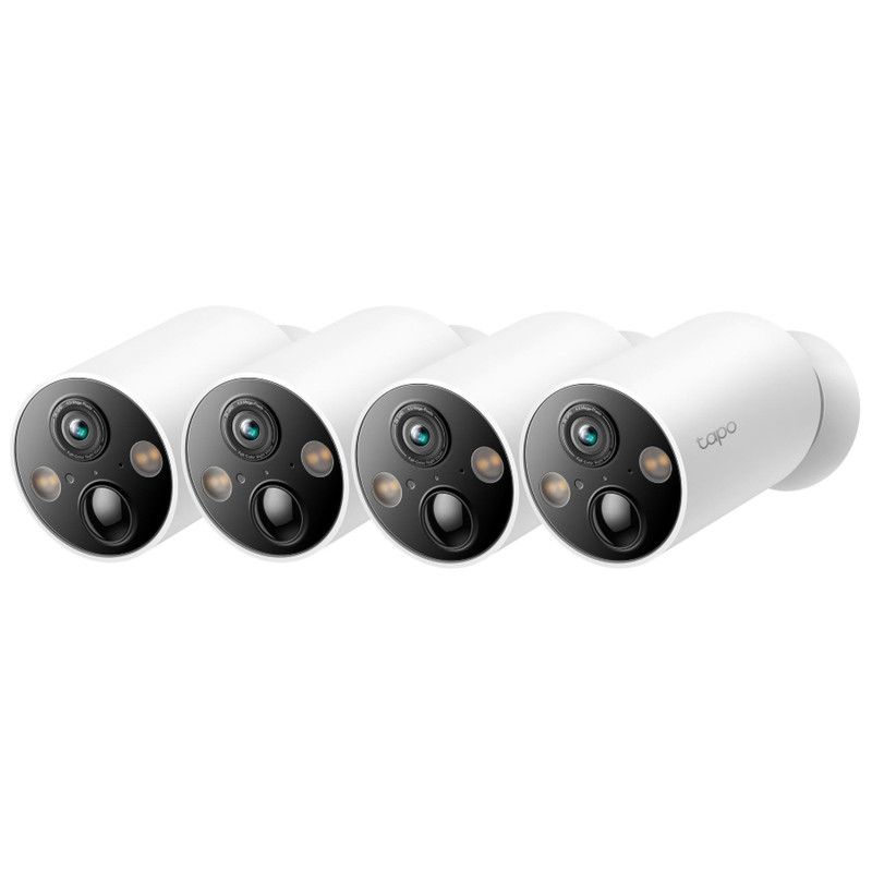 Tp-Link Tapo TC85 2K Wire-Free Smart Security Camera, 4-Pack
