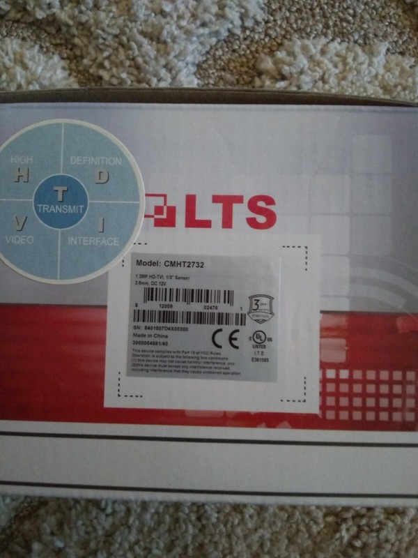 CMHT2732 1.3MP HD-TVI, 1/3" Sensor, 3.6mm Dome CAMERA gallery