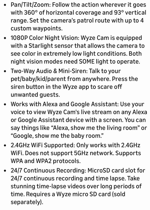 Wyze Camera gallery