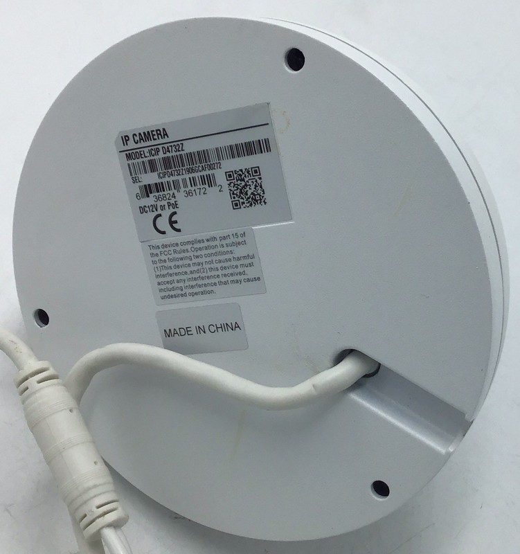 IC Realtime ICIP-D4732Z 4MP Motorized Varifocal Lens Vandal IR Dome Camera d932 gallery