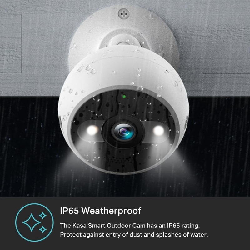 Kasa 4MP 2K Security Camera Outdoor Wired IP65 Starlight Sensor & 98 Ft Night gallery