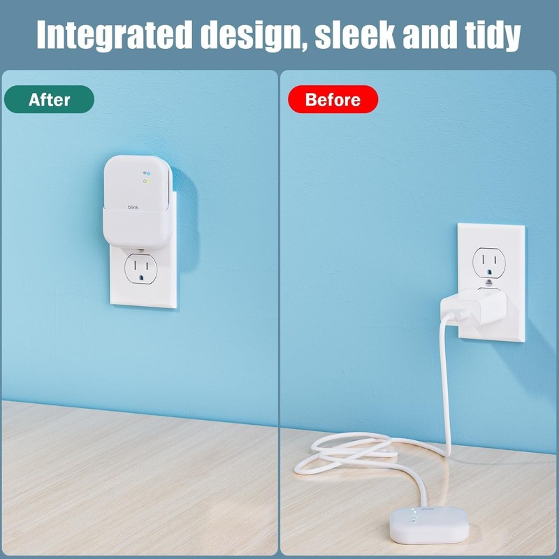 2-in-1 Outlet Wall Mount & Charger for Blink Sync Module XR - Easy Install! gallery