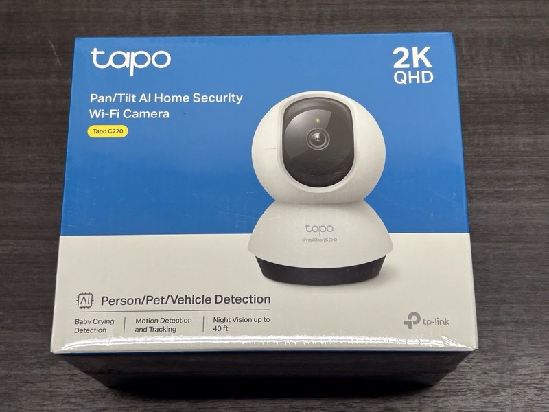 Lot Of 3 Tp-link Tapo C220 2k QHD Pan/tilt Camera,Pet Camera, Baby Monitor D396 gallery