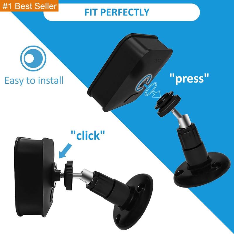 Blink Outdoor Camera Mount, 360 Degree Adjustable Indoor/Outdoor Wall Mount Brac gallery