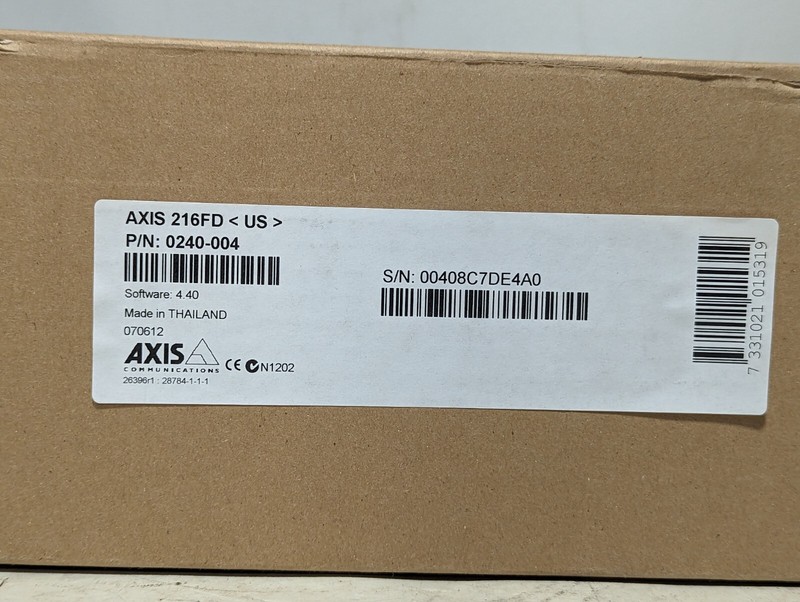 Axis 216FD fixed dome network camera gallery