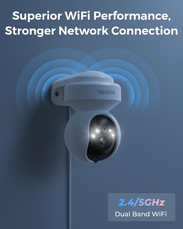 Outdoor Security Camera System, 5MP PTZ WiFi Cameras with Auto Tracking, Plug... gallery