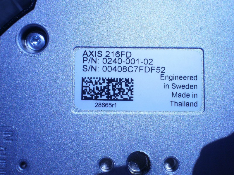 AXIS 216FD US gallery