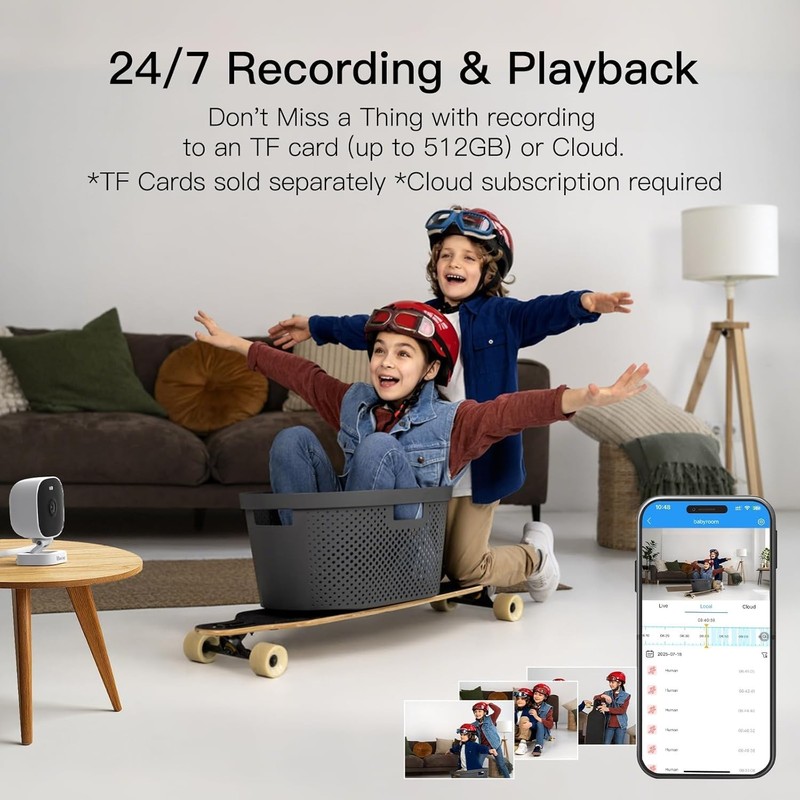 Weatherproof Smart Wi-Fi Security Camera with Live Streaming Capabilities gallery