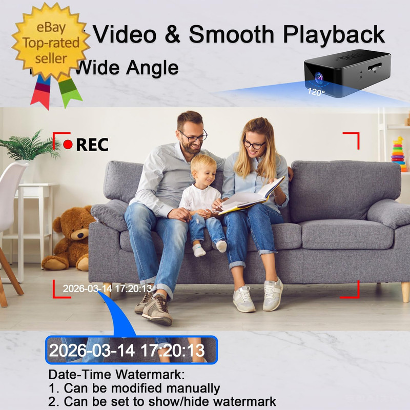 Mini Camera 1080P HD - No Wifi Camera - Portable Tiny Video Recorder with Record gallery