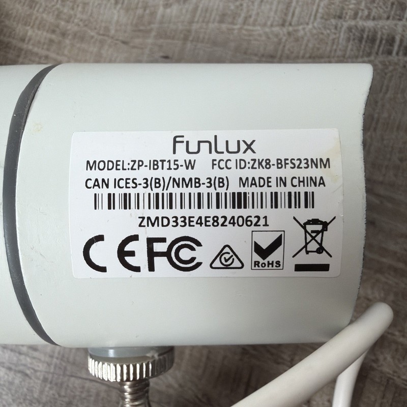 FunLux Camera Model ZP-IBT15-W gallery